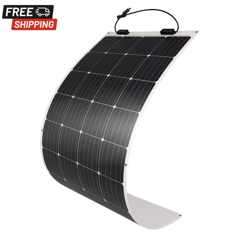 175-Watt 12-Volt Flexible Ultra-Thin Light Weight Solar Panel for Rvs Boats