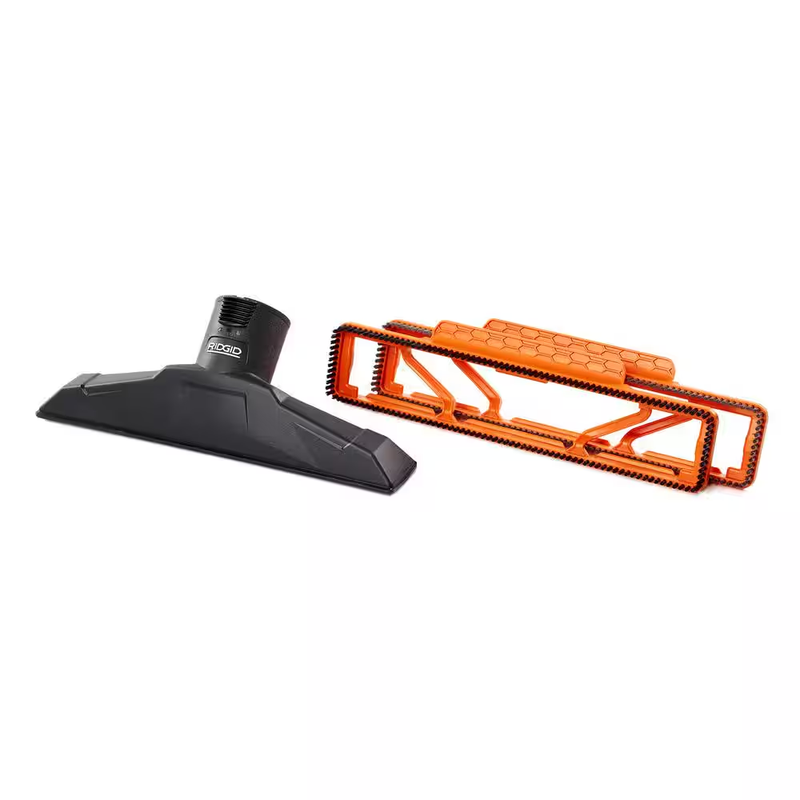 RIDGID 2-1/2 in NXT Max Locking Floor Tool Kit Shop Vac Attachment Bristle Shoes