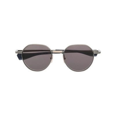 Pre-owned Dita Dts150-a-02 Vers-one Antique Silver - White Gold W Sunglasses In Gray