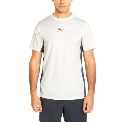 

Puma Train Logo Спортивная футболка с круглым вырезом и коротким рукавом Мужские белые повседневные топы 5, Белый, Puma Train Logo Crew Neck Short Sleeve Athletic T-Shirt