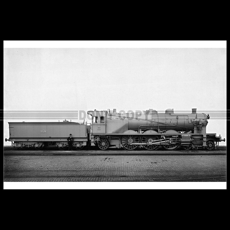 Photo T.000162 Locomotive Vapeur Pacific 231 650 Chemins De Fer De L'ÃTat Train