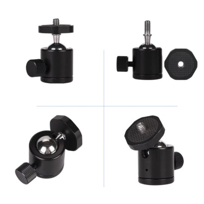 Compact Mini Ball Head fr Tripod Smart Phone Action Camera Podcast Vlog Livecast