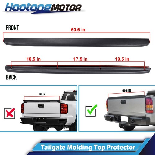 Tailgate Spoiler Cap Molding Fit For 1999-2007 Chevrolet Silverado/GMC Sierra