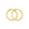 Pre-owned Skyjewelers Real 14kt Yellow Gold Non-pierced Hoop Earrings