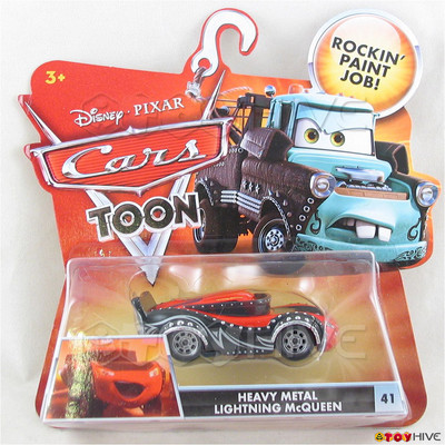 Disney Pixar Cars Toon Heavy Metal Lightning McQueen #41