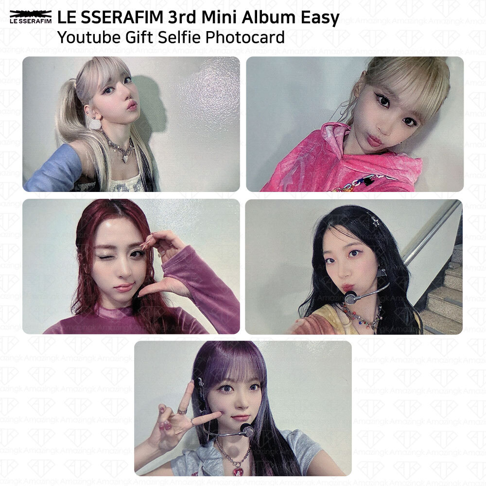 lesserafim ルセラフィム ルセラ YouTube gift 3.0 Le Sserafim 3rd Mini Album Easy Youtube Gift Event Benefit