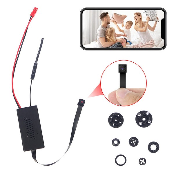 1080p Nanny Cam WiFi 4K HD Wireless Mini Hidden Pinhole Screw Camera DVR - Image 5