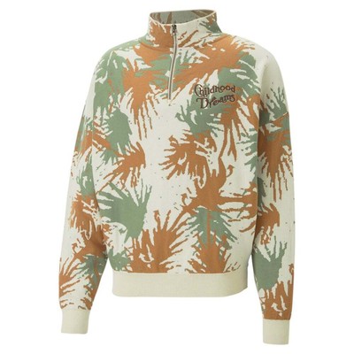 

Puma Childhood Dreams X Graphic Quarter Zip Pullover Мужские белые повседневные топы 5368, Белый, Puma Childhood Dreams X Graphic Quarter Zip Pullover