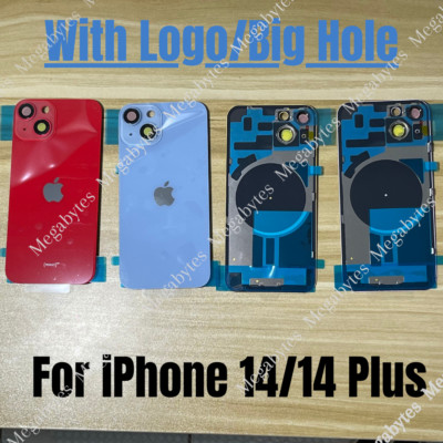 New Back Glass Housing Battery Cover Door Replacement For iPhone 14/14 Plus