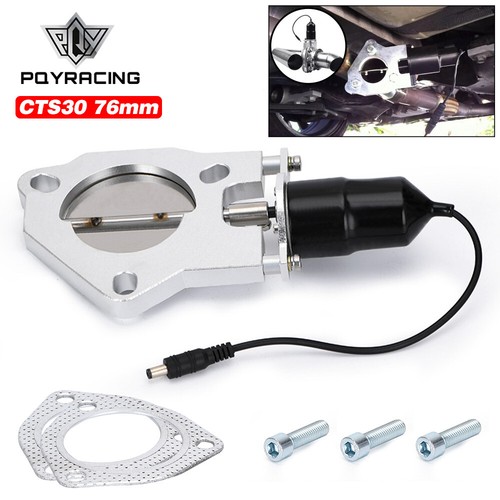 Stainless Steel Headers 3inch 76mm Electric Exhaust Catback Cutout