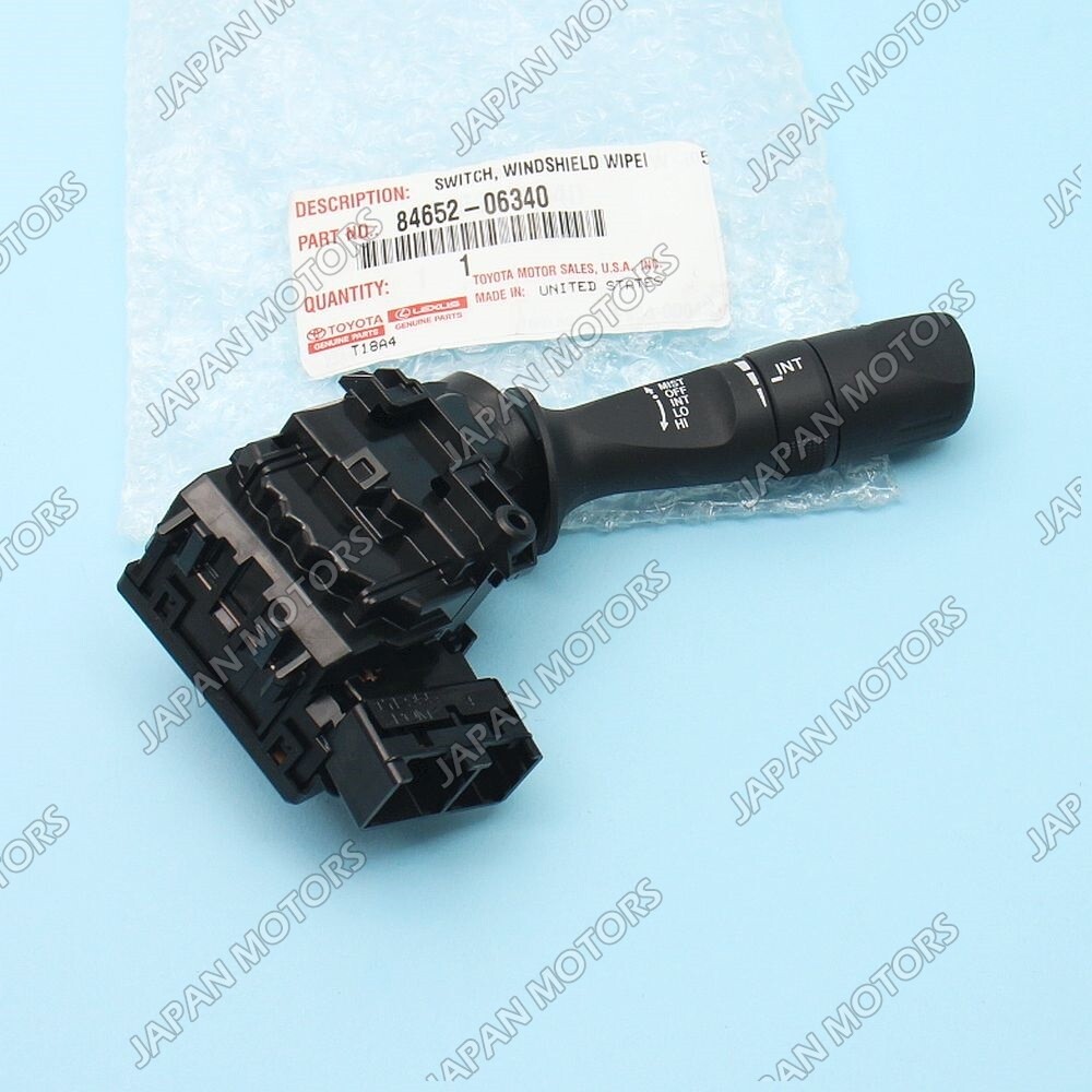 84652-06340 OEM Genuine Toyota Corolla Windshield Wiper Intermittent Switch Assy