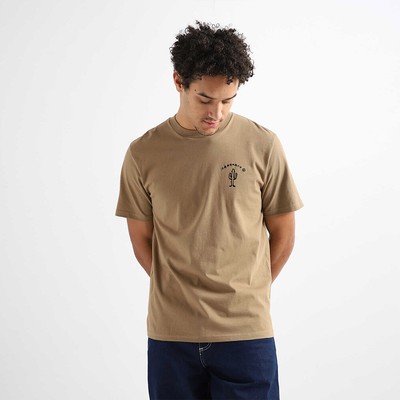 

Мужская футболка Carhartt WIP New Frontier Lifestyle буйвол, Коричневый, Carhartt WIP New Frontier Lifestyle T-Shirt