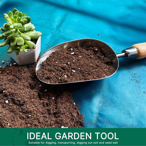 Berry&Bird Garden Hand Shovel Loose Soil Scoop Stainless Steel Hand Shovel Spade