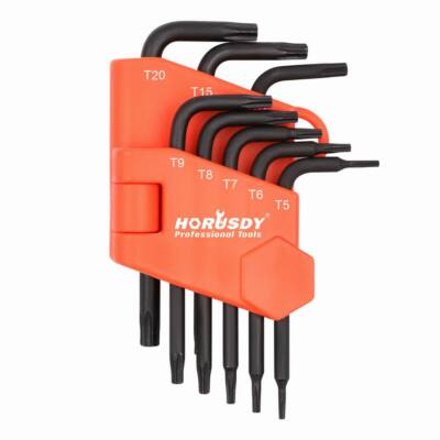 8PC Security Torx Star Key Set Tamper Proof Mini Allen Screwdriver T5 - T20