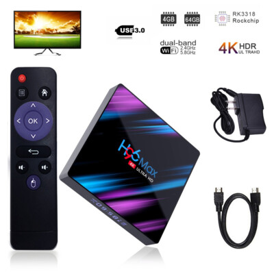 Android 10 Android 11 Android 12 Smart TV BOX Quad Core 5GWifi Smart Media Playe