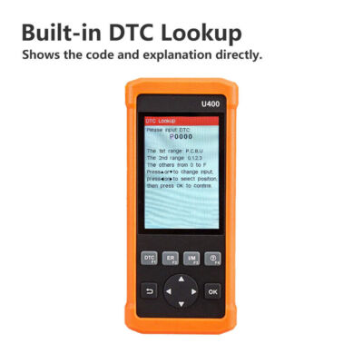 Auto Diagnostic Tool OBD2 Car Scanner EPB OIL Reset Check Engine LAUNCH U400