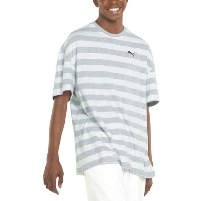 

Puma Re:Collection Stripe Oversized Футболка с круглым вырезом и короткими рукавами Мужская размер, Grey, Puma Re:Collection Stripe Oversized Crew Neck Short Sleeve TShirt