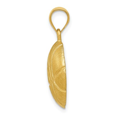 Pre-owned Superdealsforeverything Real 14kt Yellow Gold Basketball Charm