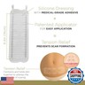Embrace Active Scar Defense for New Scars, FDA-Cleared Medical-Grade Silicone Scar Sheets for Hypertrophic and Keloid Scar Treatment, 6.3 Inch, Extra-Large, 30-Day Supply
