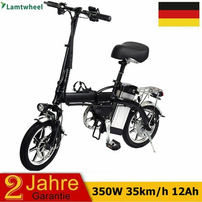14Zoll Elektrofahrrad EMTB Mountainbike EBike,48V12Ah 30kmh Akku mit OW