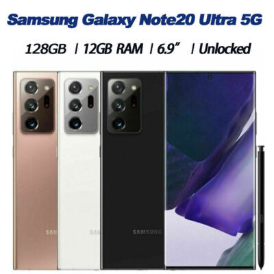 New Samsung Galaxy Note 10+ Note 20 Note 20 Ultra 5G 128 256GB Unlocked GSM CDMA