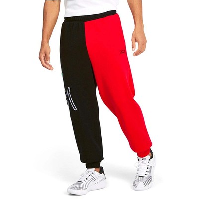 

Puma Combine Basketball Pants Мужские черные, красные повседневные спортивные штаны 532103-01, Black;red, Puma Combine Basketball Pants