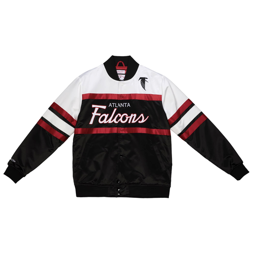 

Mitchell - Ness Special Script Тяжелая атласная футбольная куртка мужская, размер, Черный, Mitchell - Ness Special Script Heavyweight Satin Football Jacket