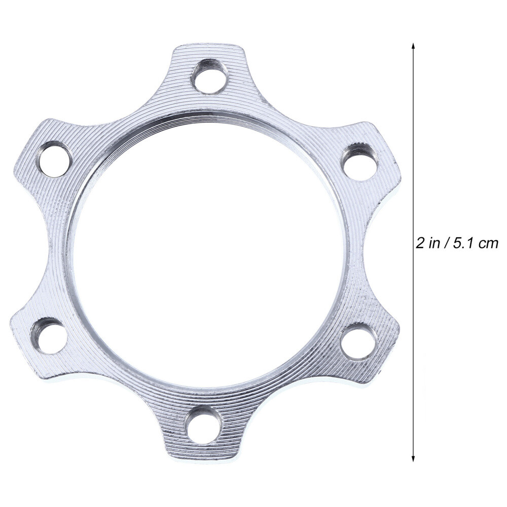 6pcs Hub Conversion Adapter Bike Hub Spacer Bike Disc Brake Rotor Adapter