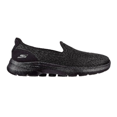 SKECHERS SKECHERS WOMENS GOWALK 6 BIG SPLASH WALKING SHOES BLACK SPORTS OUTDOORS