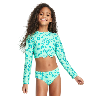 Girls long sleeve bikini hotsell