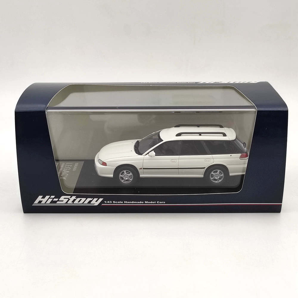 Hi-Story 1/43 Subaru Legacy Grand Wagon 1996 White HS324WH