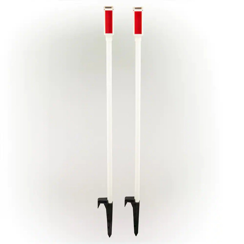 W/red Led Lights (set Of 2)