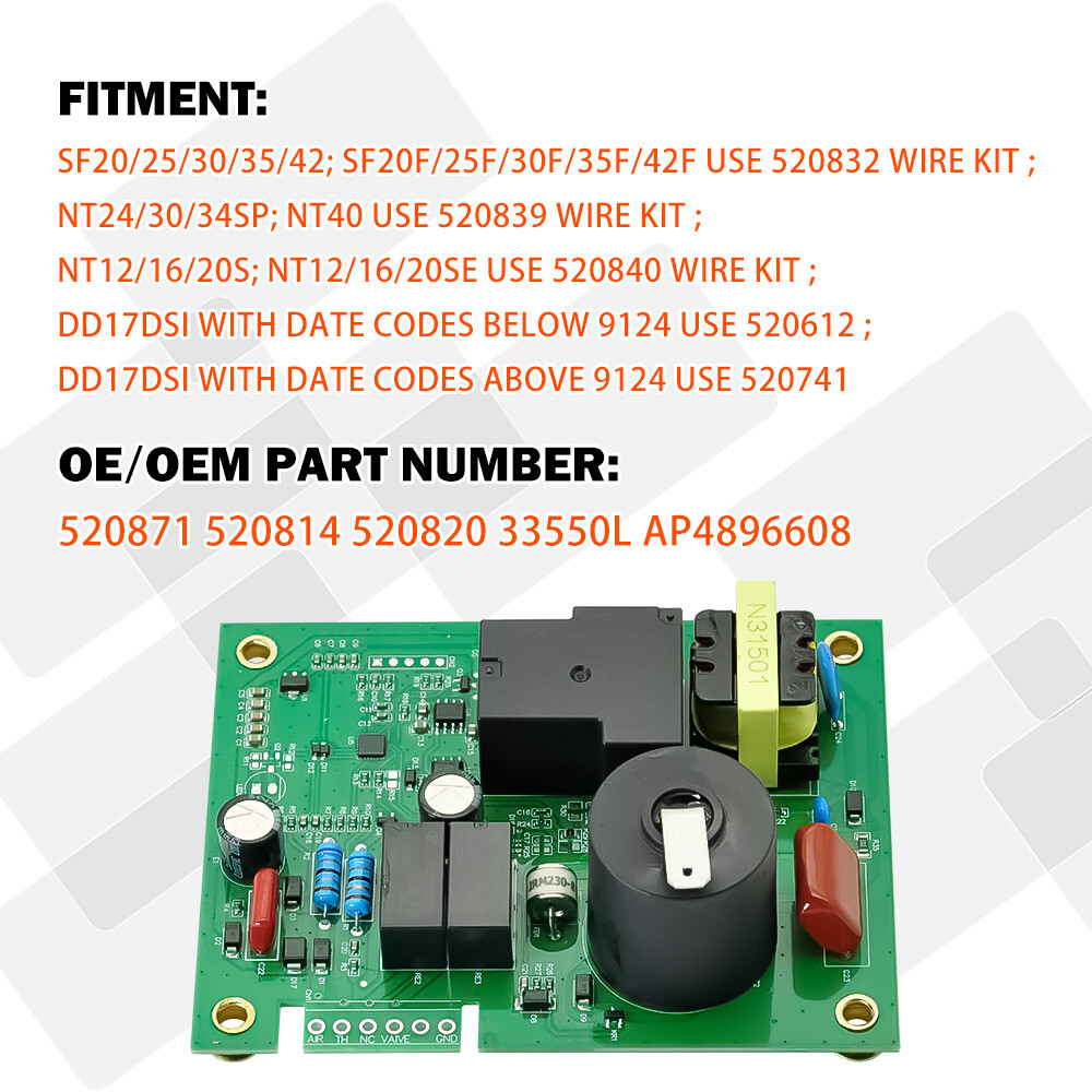 520820 For Suburban RV Furnace Heater Fan Control Ignition Circuit Board Replace