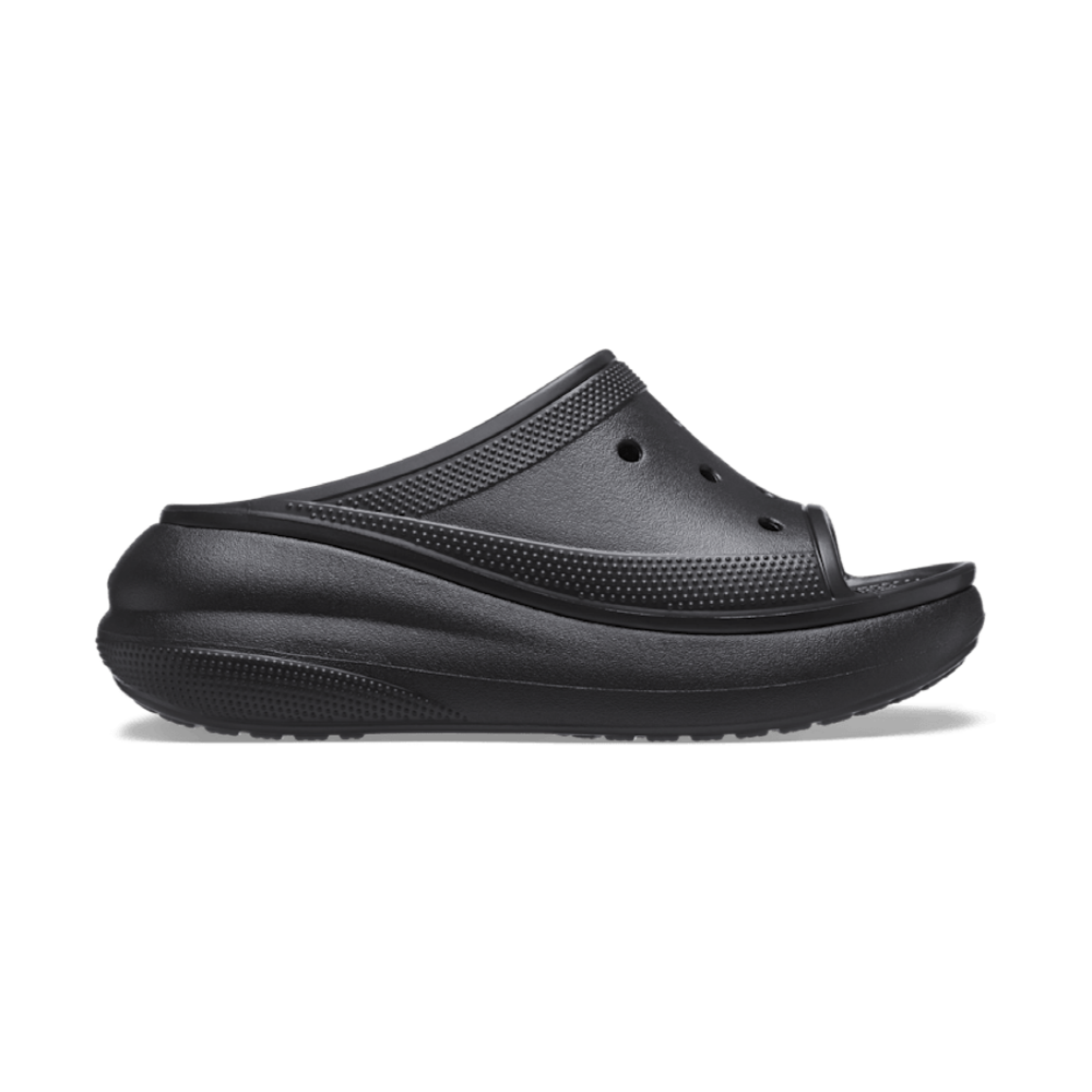 スニーカー CROCS Men Sneakers CR210581 001 BLACK New CROCS Mens CRUSH SLIDE 208731-001 UNISEX BLACK US M 4