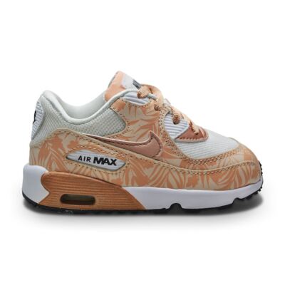 

Кроссовки Nike Air Max 90 Print Mesh (TD) — 833499 100 — белые Mtlc Rd Brnz Prl белые Arc, Белый