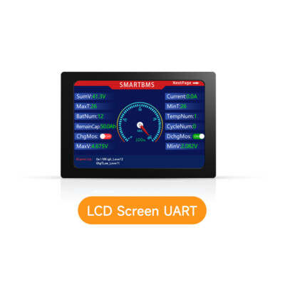 4S 12V/8S 24V/16S 48V 100A-250A LiFePo4 Smart BMS with Balance +Bluetooth Module
