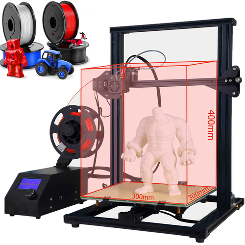 3D Drucker A10S Doppelte Z-Achse Druck 300*300*400 mm Aluminiumrahmen 1.75mm PLA