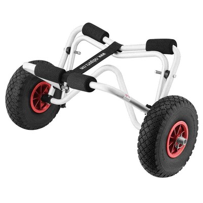 150 lb.Premium Aluminum Kayak Cart w/Airless Polyurethane Plastic Wheels-New