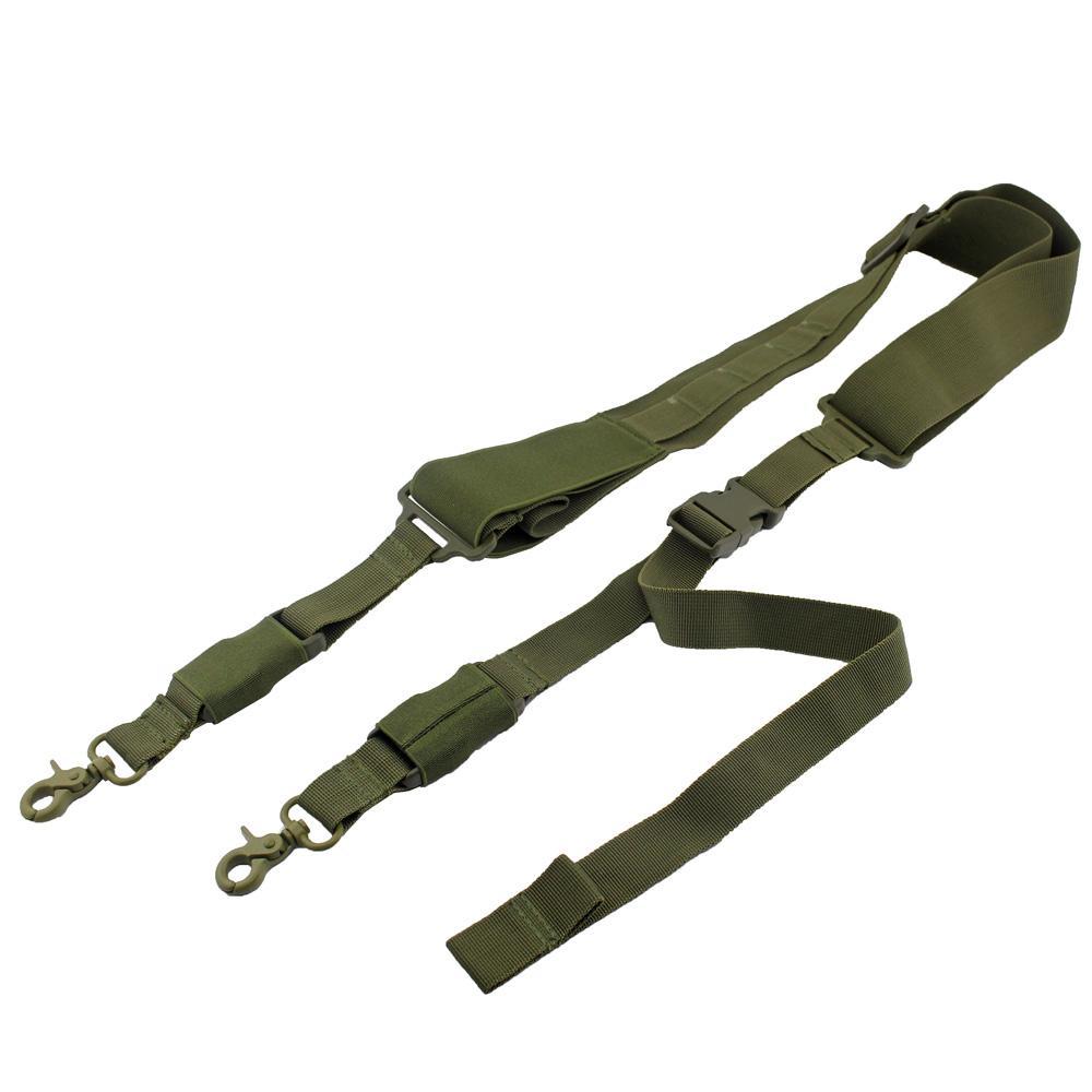 Molle 2 Points Gun Rifle Sling Fully Adjustable Bungee Hunting Gun