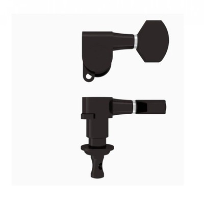 Hipshot Classic Closed Guitar Tuning Machine Black  .827'''' - 21mm Bass Side