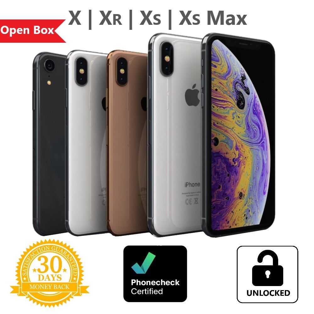 Apple iPhone X/XR/XS/XS Max | 64GB 128GB 256GB | Verizon GSM Apple iPhone X/XR/XS/XS Max | 64GB 128GB 256GB | Verizon GSM