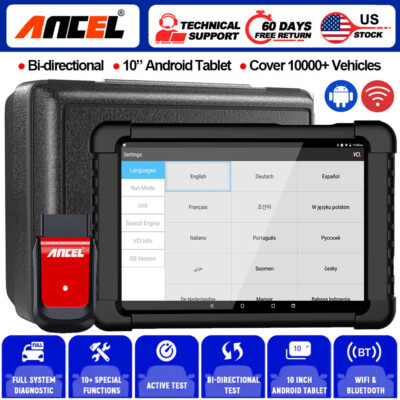 ANCEL X6 OBD2 Automotive Diagnostic Scanner Professional All System Code Reader