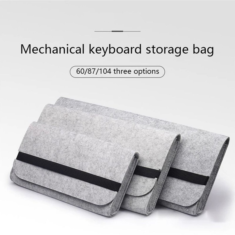 Felt Bag Mechanical Keyboard Bag Keyboard Carrying Case Keyboard Storage Bag US
