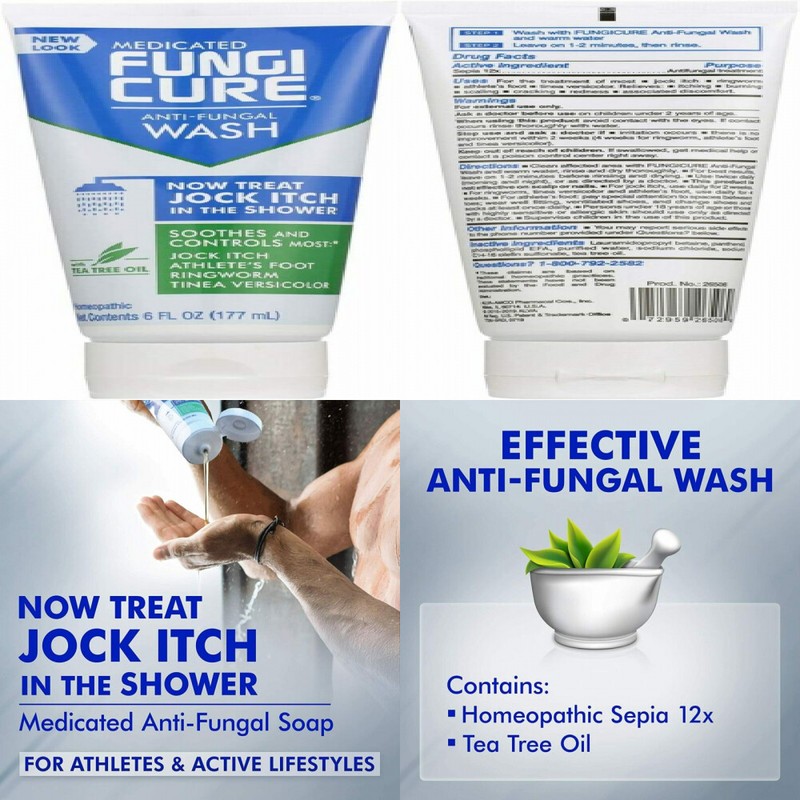 FungiCure Medicated AntiFungal Jock Itch Wash Treat in The