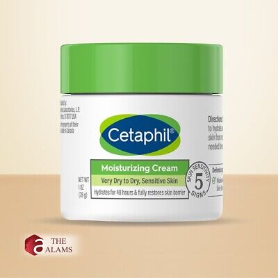 Cetaphil Moisturizing Cream Body Dry Sensitive Skin - 1 oz 