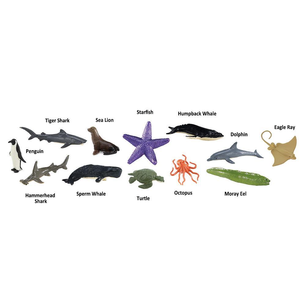 Ocean Toob Mini Figures Safari Ltd НОВЫЕ игрушки Развивающие фигурки Детские существа