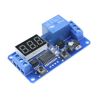 DC 12V LED Display Digital Delay Timer Control Switch Module PLC Automation