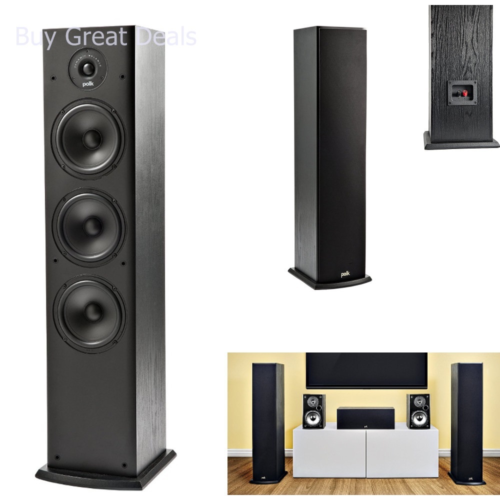 Polk Audio T50 Floor Speaker Dynamic Balance Tech Floor Standing