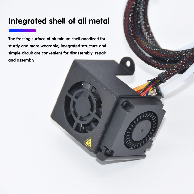 CR10 Hotend Assembled MK8 Extruder Kit Full Set (With 0.4MM Nozzles) Upgrade for