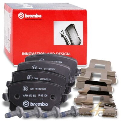BREMBO BREMSBELÄGE BREMSKLÖTZE SATZ HINTEN VW PASSAT 3C CC 36 GOLF 5 GTI